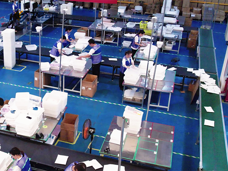 寶時(shí)服裝電商倉儲-打包區(qū)域